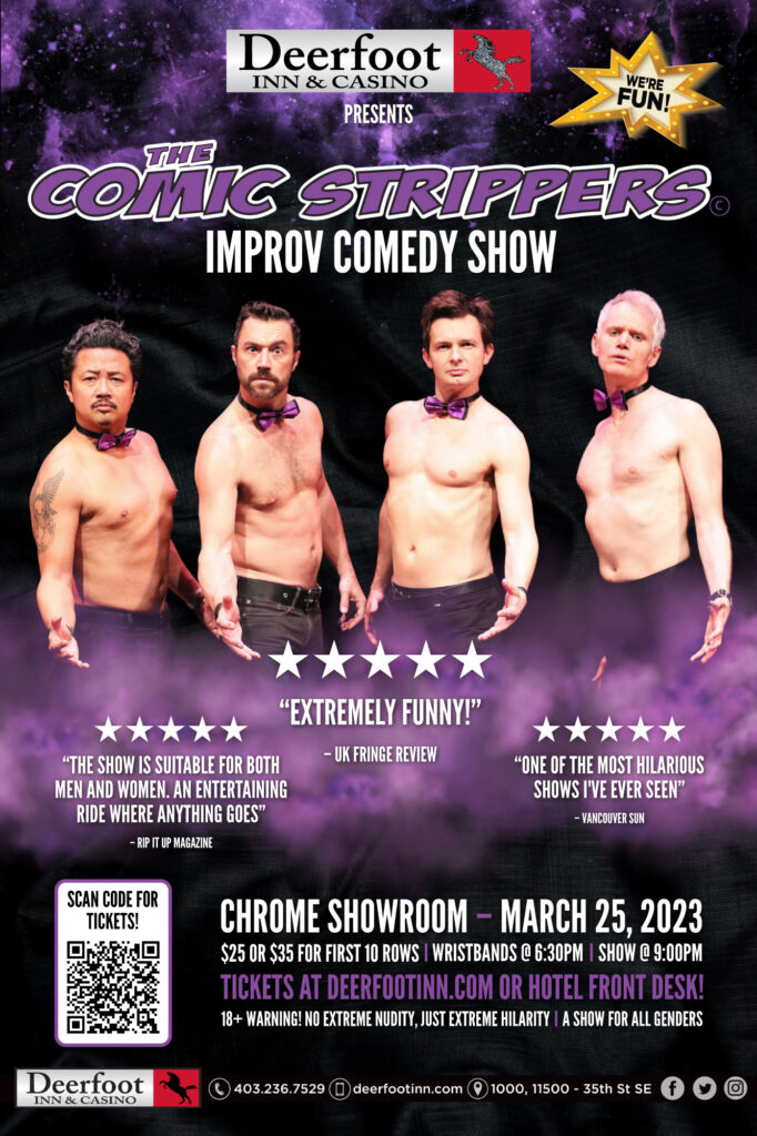 The Comic Strippers Improv Comedy Show in the Chrome Showroom on March 23, 2023